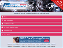 Tablet Screenshot of performancemotorcare.com